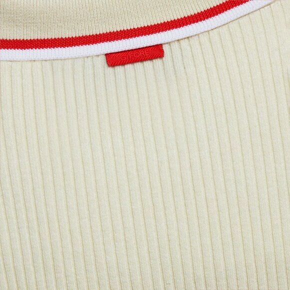 G/Fore Womens Ribbed Polo Dress With Red Trim - Size Large New With Tag - Picture 4 of 6